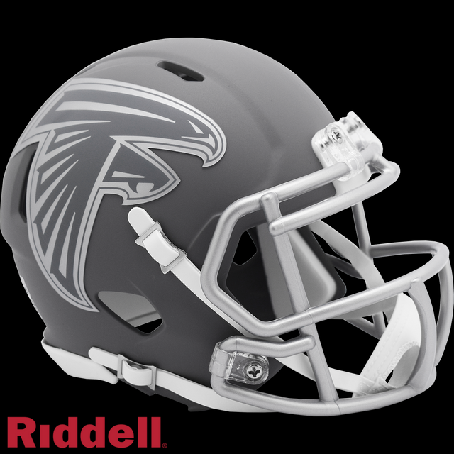 ATLANTA FALCONS RIDDELL MINI SPEED HELMET - SLATE