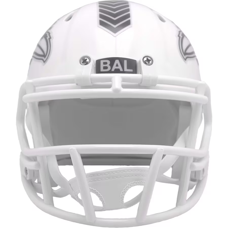 BALTIMORE RAVENS 2024 NFL SALUTE TO SERVICE RIDDELL MINI HELMET