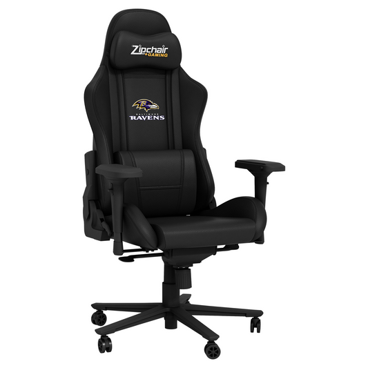 BALTIMORE RAVENS XPRESSION PRO GAMING CHAIR WITH SECONDARY LOGO