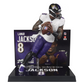 BALTIMORE RAVENS LAMAR JACKSON NFL LEGACY 7" MCFARLANE SPORTS PICK FIGURE