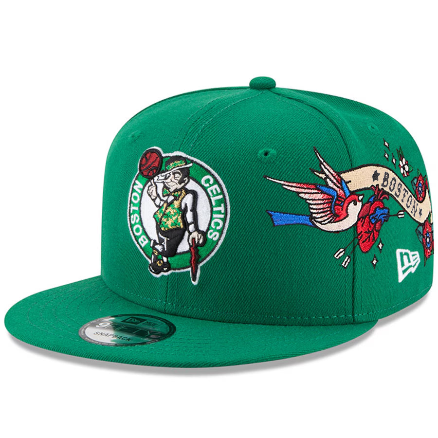 BOSTON CELTICS CITY ART 9FIFTY SNAPBACK - GREEN