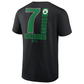 BOSTON CELTICS JAYLEN BROWN MEN'S 2024 NBA FINALS INBOUND PASS NAME & NUMBER T-SHIRT