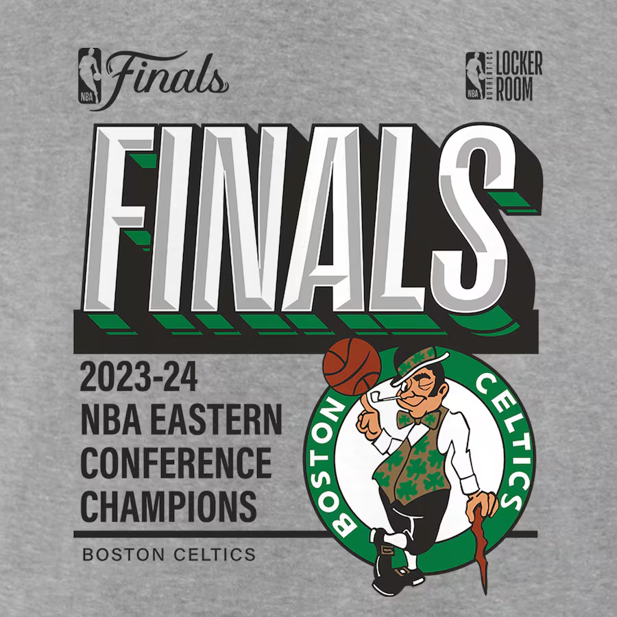 BOSTON CELTICS WOMEN'S 2024 NBA EASTERN CONFRENCE CHAMPS LOCKER ROOM POST UP MOVE T-SHIRT