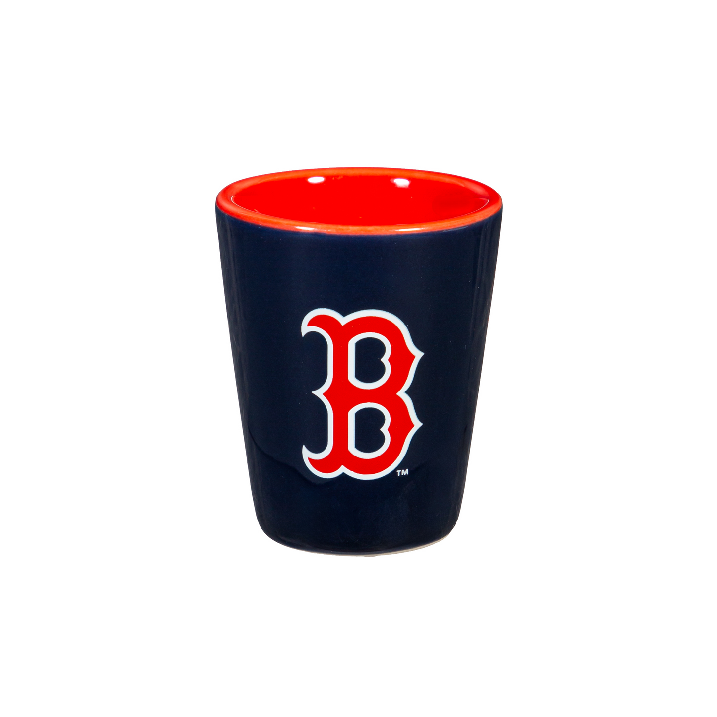 BOSTON RED SOX 2 OZ. TEAM SHOT GLASS - NAVY