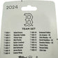 BOSTON RED SOX 2024 TOPPS TEAM SET