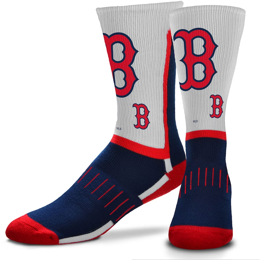 BOSTON RED SOX MEN'S PATRIOTIC STAR CREW SOCKS