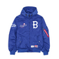 BROOKLYN DODGERS MEN'S NEWERA X ALPHA INDUSTRIES L-2B HOODED BOMBER JACKET - BLUE