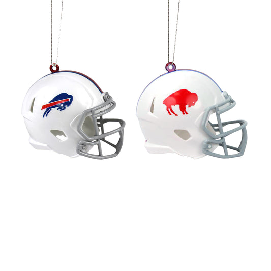 BUFFALO BILLS 2 PACK ABS HELMET ORNAMENT SET