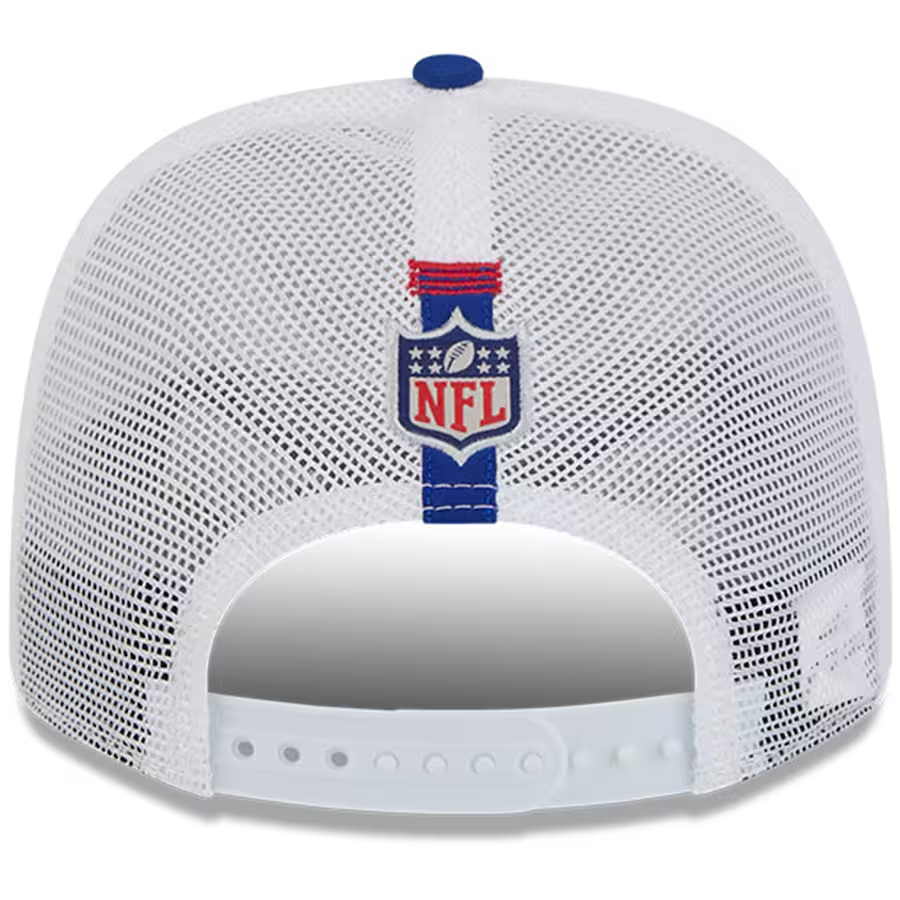 BUFFALO BILLS 2024 NFL TRAINING CAMP 9SEVENTY STRETCH SNAP TRUCKER HAT - WHITE