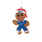 BUFFALO BILLS ABS GINGERBREAD MAN IN UNIFORM ORNAMENT