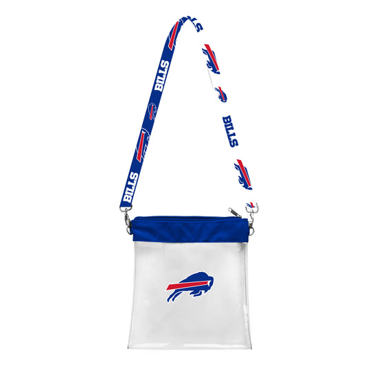 BUFFALO BILLS CLEAR STADIUM PATTERN STRAP BAG