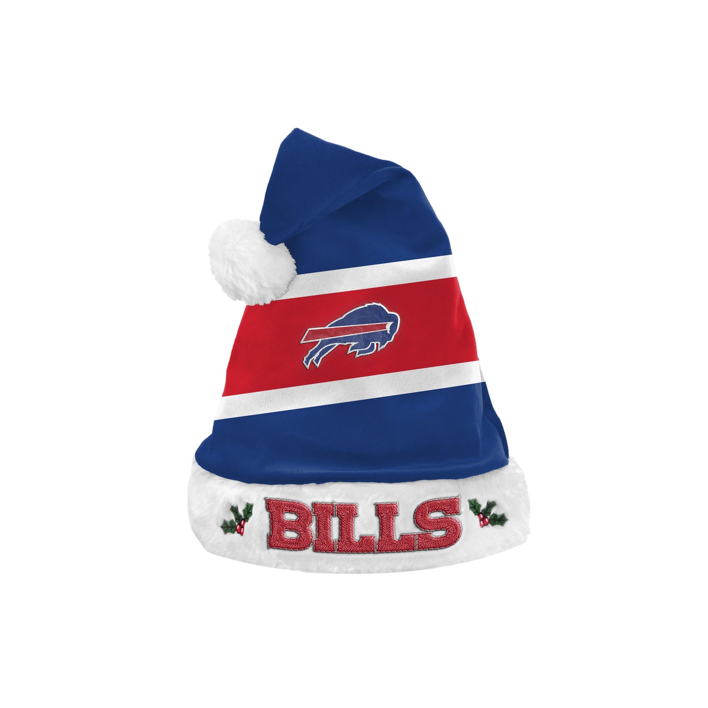 BUFFALO BILLS EMBROIDERED COLORBLOCK SANTA HAT