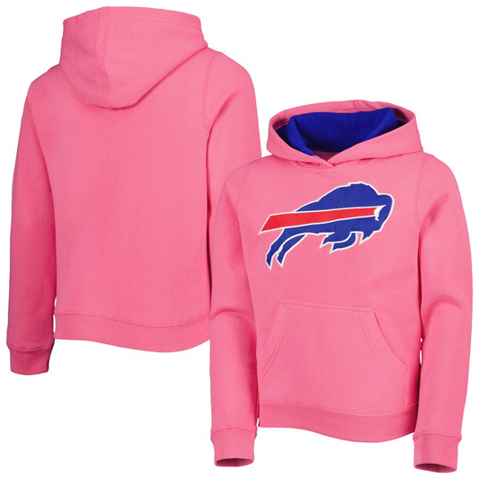 BUFFALO BILLS KIDS PINK PRIMARY LOGO SWEATER