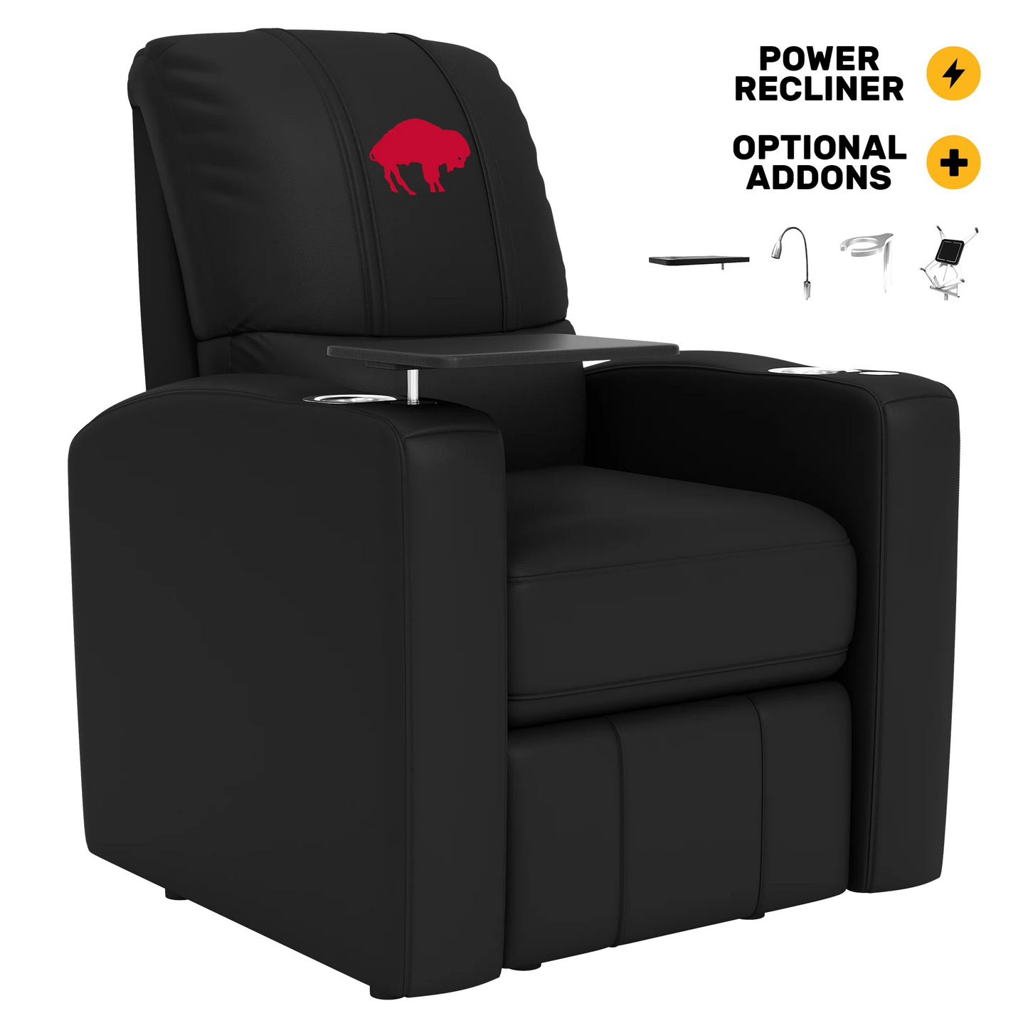 BUFFALO BILLS STEALTH POWER RECLINER WITH SECONDARY LOGO