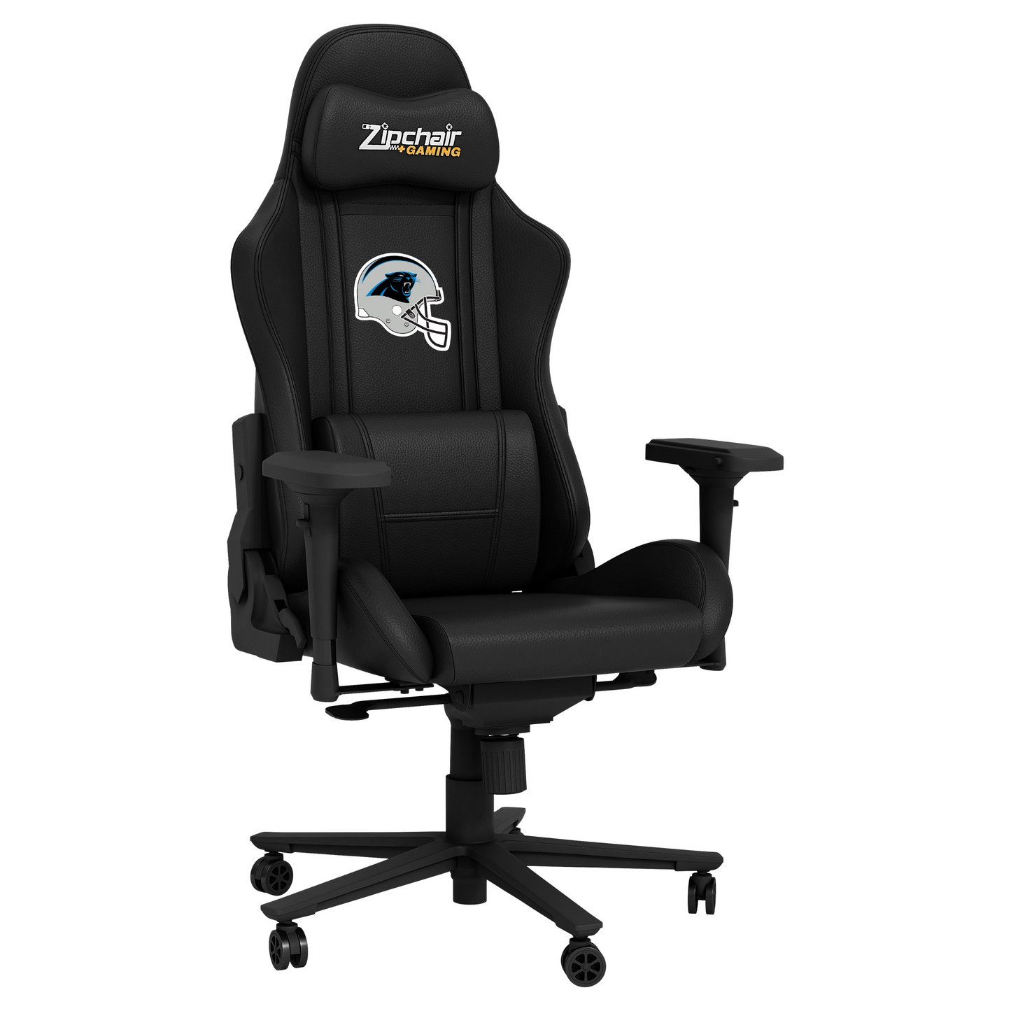 CAROLINA PANTHERS XPRESSION PRO GAMING CHAIR WITH HELMET LOGO