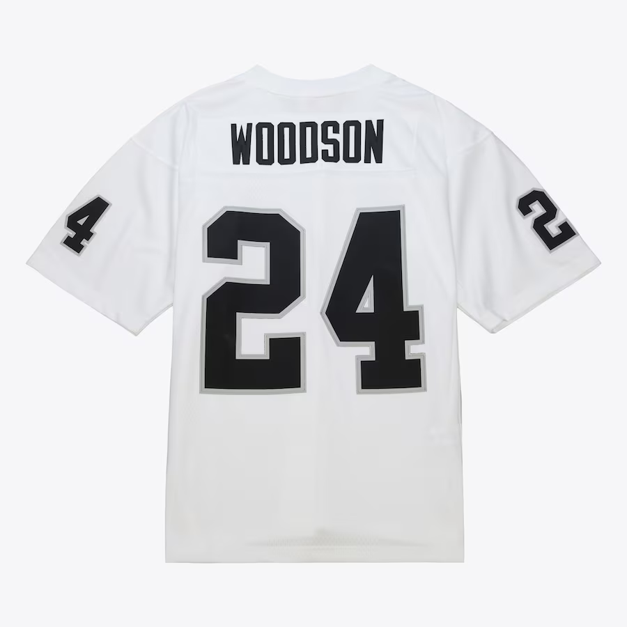 CHARLES WOODSON LAS VEGAS RAIDERS MEN'S MITCHELL & NESS PREMIER JERSEY