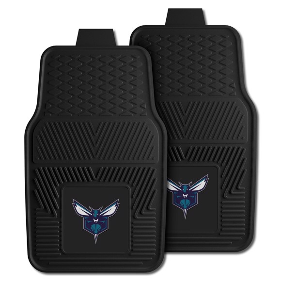 CHARLOTTE HORNETS VINYL CAR MAT SET