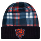 CHICAGO BEARS 2024 NFL SIDELINE STATEMENT CUFFED KNIT BEANIE - NAVY