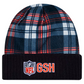 CHICAGO BEARS 2024 NFL SIDELINE STATEMENT CUFFED KNIT BEANIE - NAVY