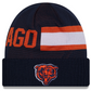 CHICAGO BEARS 2024 NFL SIDELINE WEATHER TECH CUFFED KNIT BEANIE