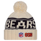 CHICAGO BEARS WOMEN'S 2024 NFL SIDELINE CUFFED KNIT WITH POM