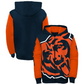 CHICAGO BEARS YOUTH POSTER BOARD FULL -ZIP HOODED SWEATSHIRT