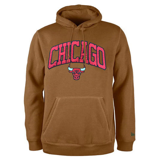 CHICAGO BULLS MEN'S COLOR PACK PULLOVER HOODED SWEATSHIRT - LIGHT BRONZE