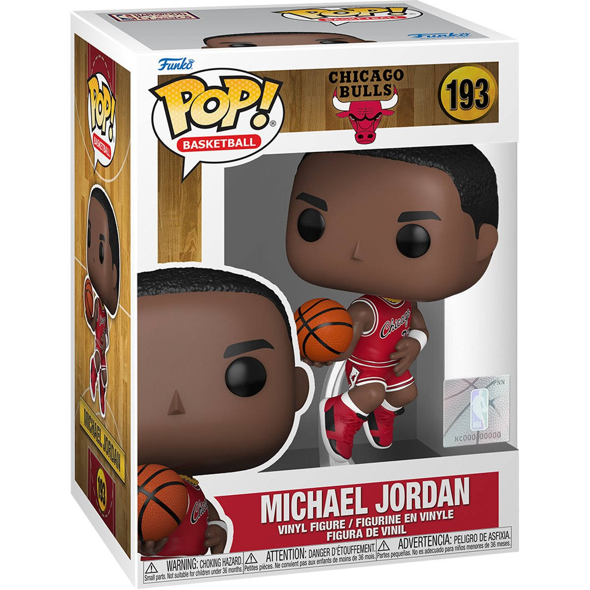 CHICAGO BULLS MICHAEL JORDAN ROOKIE SEASON FUNKO POP! VINYL FIGURE #193