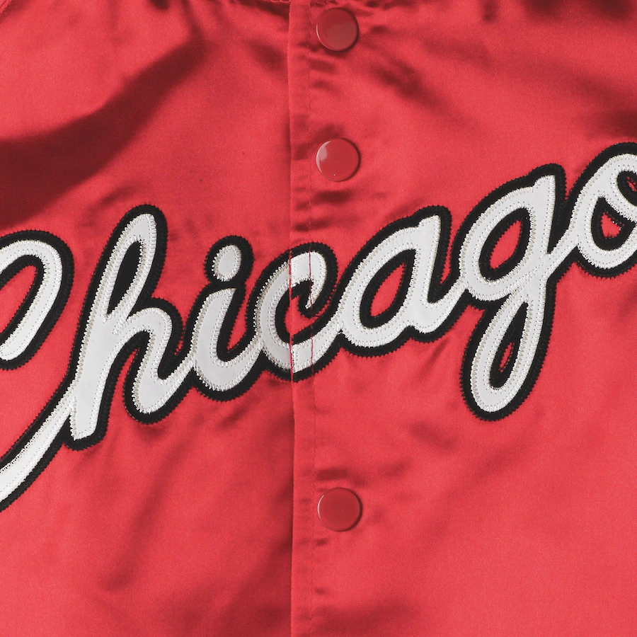 CHICAGO BULLS YOUTH MITCHELL & NESS SATIN JACKET