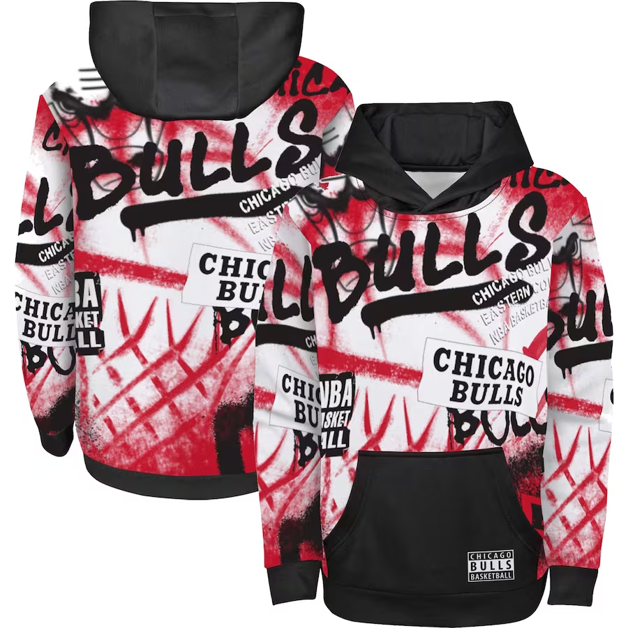 Chicago Bulls Hoodie 3D cheap basketball Sweatshirt for fans -Jack sport  shop