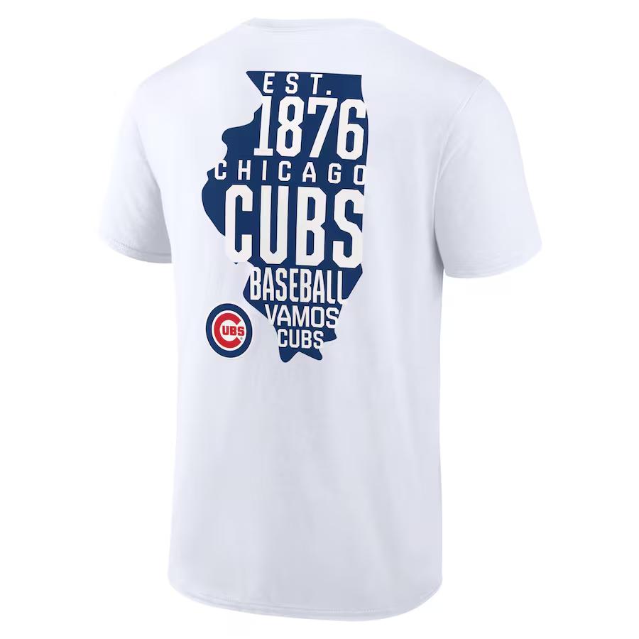 CHICAGO CUBS CAMISETA SHOT SHOT DE LA CIUDAD NATAL PARA HOMBRE