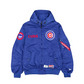 CHICAGO CUBS MEN'S NEWERA X ALPHA INDUSTRIES L-2B HOODED BOMBER JACKET - BLUE