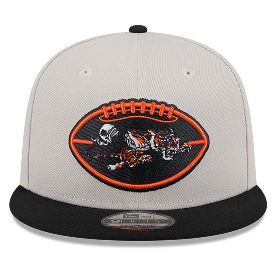 CINCINNATI BENGALS 2024 NFL SIDELINE HISTORIC 9FIFTY SNAPBACK HAT - STONE/BLACK