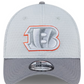 CINCINNATI BENGALS 2024 NFL TRAINING CAMP 39THIRTY FLEX FIT HAT - GRAY HEATHER