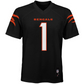 CINCINNATI BENGALS JA'MARR CHASE YOUTH MID TIER JERSEY - BLACK