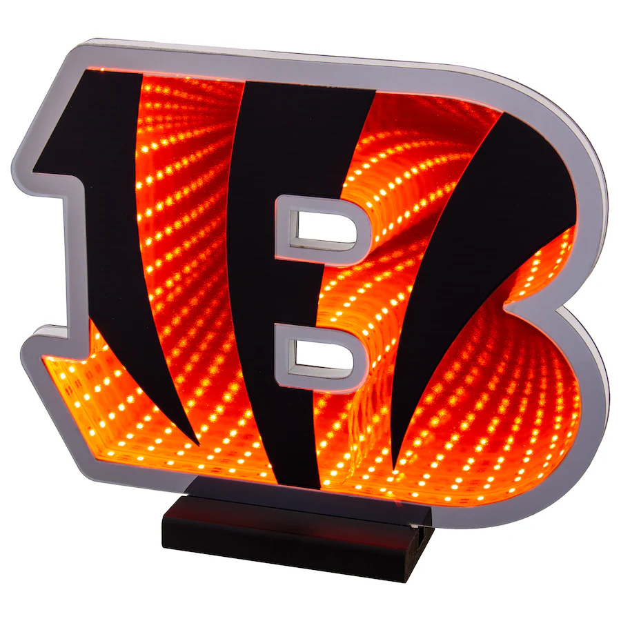 CINCINNATI BENGALS LED INFINITY LOGO LIGHT