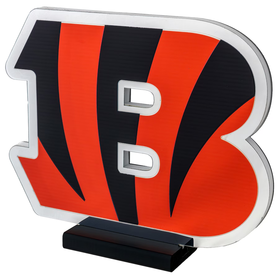 CINCINNATI BENGALS LED INFINITY LOGO LIGHT