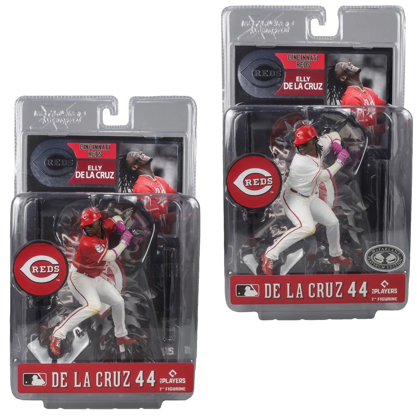 CINCINNATI REDS ELLY DE LA CRUZ MLB LEGACY 7" MCFARLANE SPORTS PICK FIGURE - COMMON+VARIANT