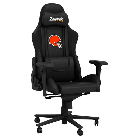CLEVELAND BROWNS XPRESSION PRO GAMING CHAIR WITH HELMET LOGO