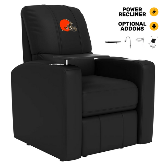 CLEVELAND BROWNS STEALTH POWER RECLINER WITH PRIMARY LOGO