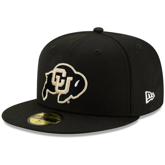 COLORADO BUFFALOES EVERGREEN BASIC 59FIFTY FITTED HAT - BLACK