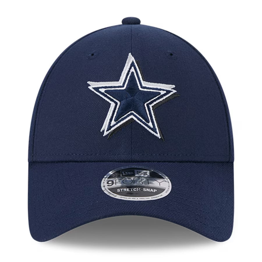 DALLAS COWBOYS 2024 NFL DRAFT HAT 9FORTY STRETCH SNAP ADJUSTABLE HAT JR S SPORTS