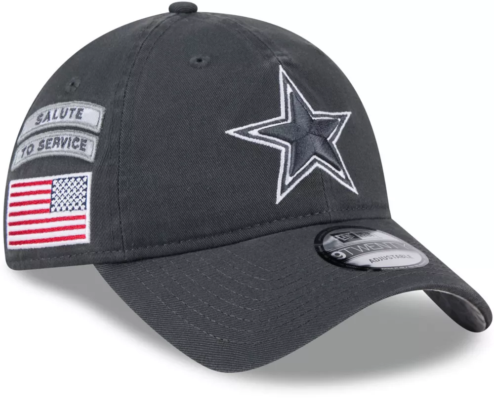 DALLAS COWBOYS 2024 NFL SALUTE TO SERVICE 9TWENTY ADJUSTABLE HAT