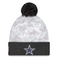 DALLAS COWBOYS 2024 NFL SALUTE TO SERVICE CUFFED KNIT WITH POM