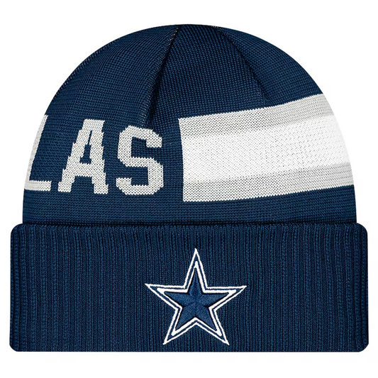 DALLAS COWBOYS 2024 NFL SIDELINE WEATHER TECH CUFFED KNIT BEANIE