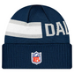 DALLAS COWBOYS 2024 NFL SIDELINE WEATHER TECH CUFFED KNIT BEANIE