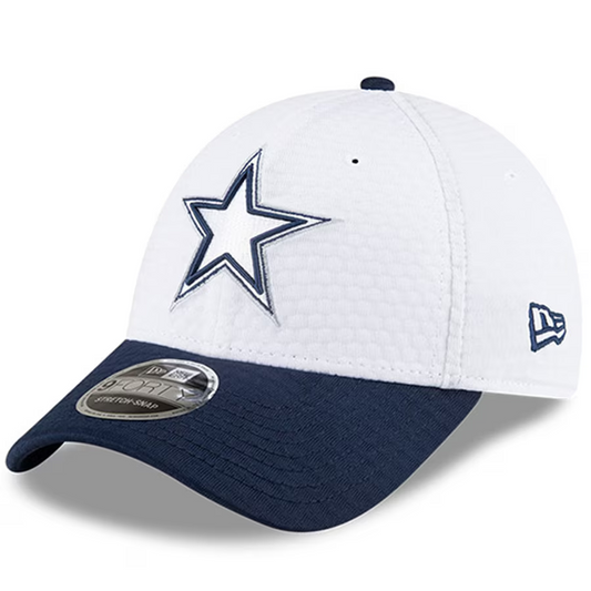 DALLAS COWBOYS 2024 NFL TRAINING CAMP 9FORTY-STRETCH SNAP HAT - WHITE