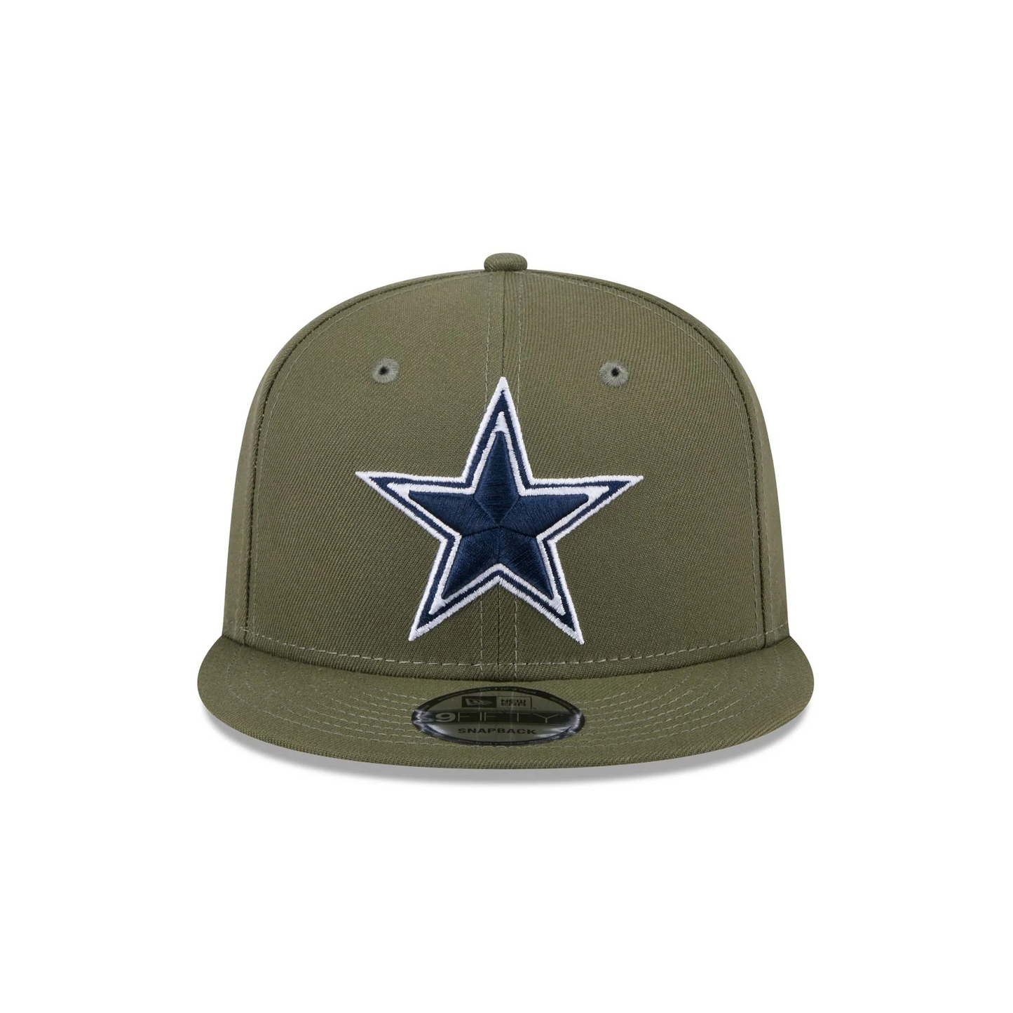 DALLAS COWBOYS BASIC LOGO 9FIFTY SNAPBACK HAT - OLIVE