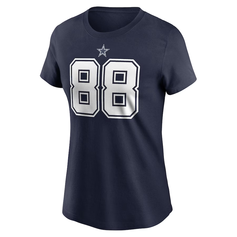 DALLAS COWBOYS CEEDEE LAMB  WOMEN'S NAME & NUMBER T-SHIRT