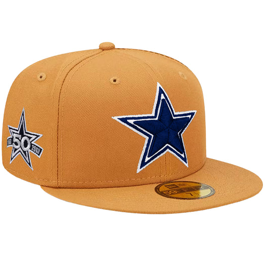 DALLAS COWBOYS COLOR PACK 59FIFTY FITTED HAT - LIGHT BRONZE